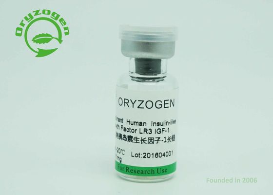 IGF 1 μακροχρόνια Sativa προέλευση Oryza παραγόντων αύξησης R3 ανασυνδυαζόμενη που λυοφιλοποιείται με αλατούχο