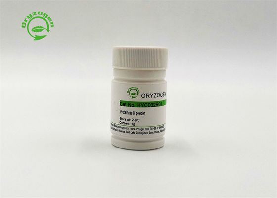 DNase/RNase ελεύθερη ανασυνδυαζόμενη πρωτεϊνάση Κ 39450-01-6 υψηλής αγνότητας