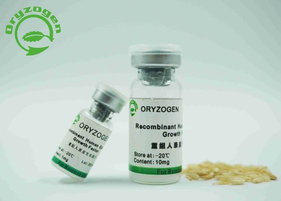 Ανασυνδυαζόμενος ανθρώπινος επιδερμικός παράγοντας 1 × 10^6 Unitis/MG αύξησης βιοδραστικότητας από τη δοκιμή κυττάρων Balb/C 3T3